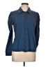 Cyrus Blue 3/4 Sleeve Button-Down Shirt Size L - photo 1
