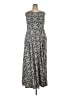 Torrid Paisley Gray Casual Dress Size 3X Plus (3) - photo 1