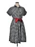 Talbots 100% Cotton Checkered-gingham Black Casual Dress Size 16 - photo 1
