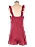 Paper Crane Hearts Burgundy Romper Size M - photo 2