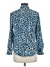 MICHAEL Michael Kors 100% Polyester Animal Print Blue Jacket Size M (petite) - photo 2