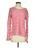 Denim & Co Pink Pullover Sweater Size S - photo 1