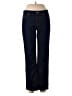 Lands' End Chevron-herringbone Blue Jeans Size 6 - photo 1