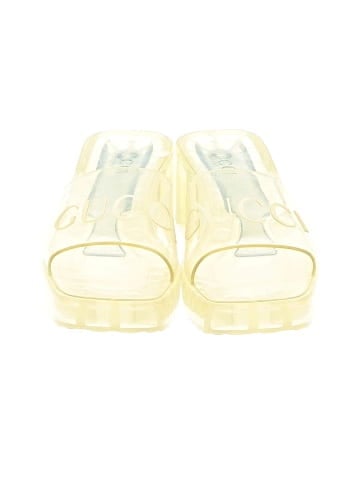 Gucci Translucent Block Heel Platform Slide Sandals  (view 2)