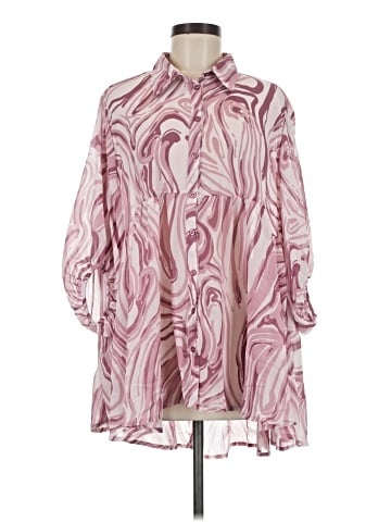 Umgee 3/4 Sleeve Blouse (view 1)