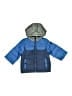 Carter's 100% Polyester Color Block Blue Snow Jacket 9-12 MO / 12 MO - photo 1