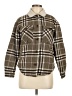 Love Tree 100% Polyester Plaid Brown Jacket Size M - photo 1