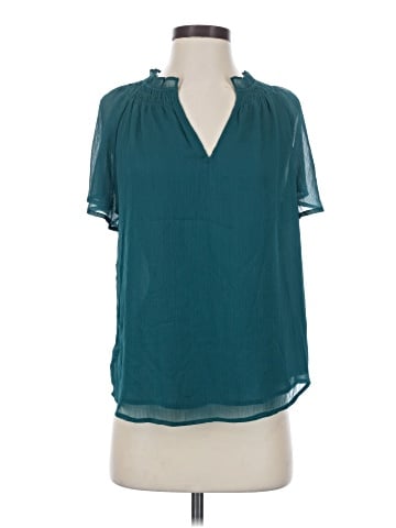 Ann Taylor Factory Short Sleeve Blouse (view 1)