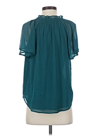 Ann Taylor Factory Short Sleeve Blouse (view 2)