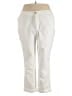 D&Co. Solid White Khakis Size 22 - photo 1