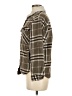Love Tree 100% Polyester Plaid Brown Jacket Size M - photo 5