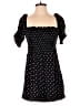 Mi ami 100% Rayon Polka Dots Black Romper Size M - photo 1