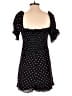 Mi ami 100% Rayon Polka Dots Black Romper Size M - photo 2