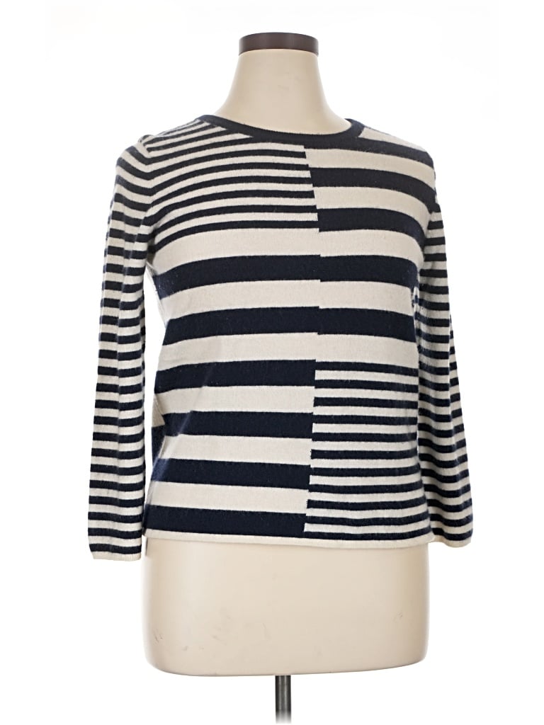 Pre-owned Jumper 1234 3/4 Sleeve T-shirt In Blue