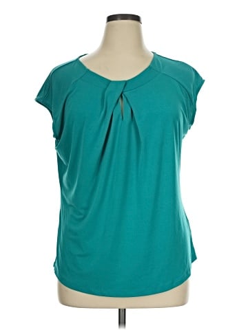 Worthington Short Sleeve Blouse (view 1)