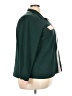 ELOQUII 100% Polyester Color Block Green 3/4 Sleeve Blouse Size 22 Plus - photo 4