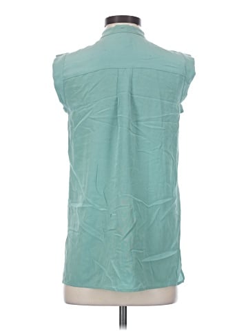 BCBGMAXAZRIA Sleeveless Silk Top (view 2)