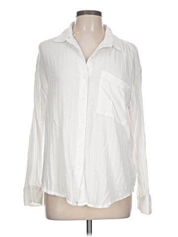 American Eagle Outfitters Long Sleeve Blouse (view 1)