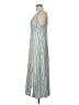 Roxy 100% Viscose Stripes Teal Casual Dress Size XL - photo 5
