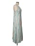 Roxy 100% Viscose Stripes Teal Casual Dress Size XL - photo 4