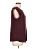 Apt. 9 100% Polyester Burgundy Sleeveless Blouse Size L - photo 4