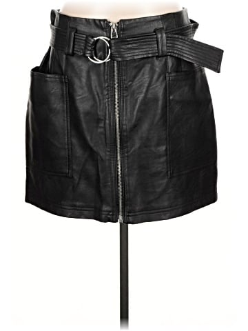Topshop Faux Leather Skirt (view 1)