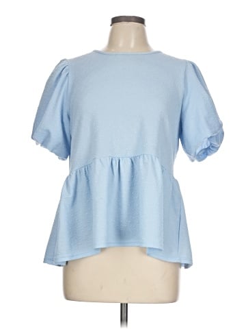 Blu Pepper Short Sleeve Blouse (view 1)