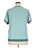 Shein Teal Short Sleeve Top Size XL - photo 2