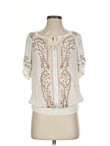 Boston Proper Short Sleeve Blouse (view 1)