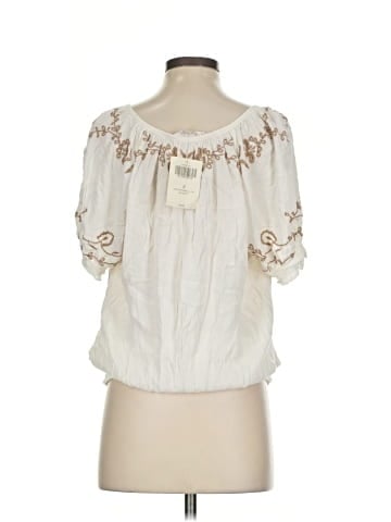 Boston Proper Short Sleeve Blouse (view 2)