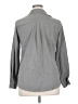 Unbranded 100% Polyester Gray Long Sleeve Blouse Size XL - photo 2