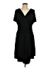 Rabbit Rabbit Rabbit Designs Solid Black Cocktail Dress Size 14 - photo 1