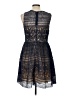Francesca's 100% Polyester Blue Cocktail Dress Size L - photo 2