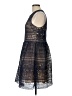 Francesca's 100% Polyester Blue Cocktail Dress Size L - photo 5