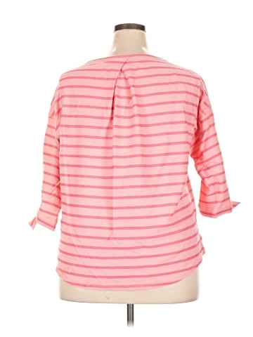 T by Talbots 3/4 Sleeve T-Shirt (view 2)