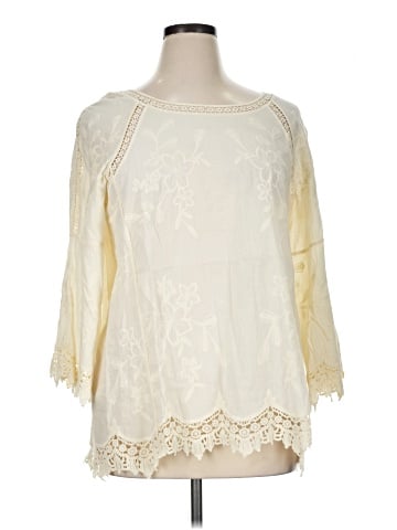 Soft Surroundings 3/4 Sleeve Blouse (view 1)