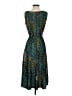 Perseption Concept Paisley Teal Cocktail Dress Size S - photo 2