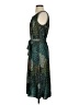 Perseption Concept Paisley Teal Cocktail Dress Size S - photo 5