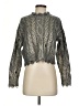 Zara Metallic Argyle Damask Marled Gold Gray Pullover Sweater Size S - photo 1