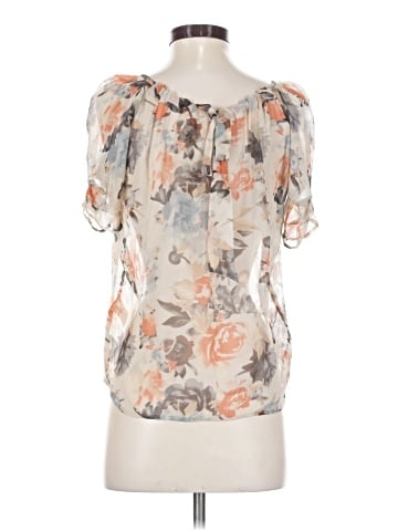 Joie Short Sleeve Silk Top (view 2)