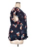 Torrid 100% Rayon Floral Blue Short Sleeve Blouse Size 2X Plus (2) - photo 4