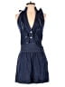 Sunner 100% Cotton Solid Blue Romper Size 6 - photo 1