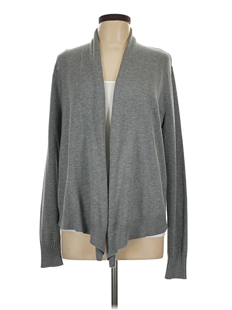 Pre-owned Remade Cardigan Sweater In Gray