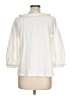 Boden 100% Cotton Ivory 3/4 Sleeve Top Size 10 - photo 2