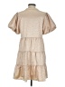 THML 100% Polyester Tan Casual Dress Size S - photo 2