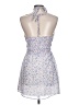 Le Lis 100% Polyester Hearts Blue Cocktail Dress Size L - photo 2