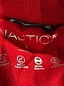 Nautica 100% Polyester Solid Red Track Jacket Size L - photo 6