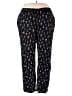 Blair 100% Rayon Floral Black Casual Pants Size 3X - photo 2