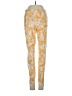 Gap Fit Print Yellow Casual Pants Size XS - photo 1