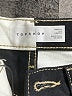 Topshop Color Block Silver Jeans Size 6 - photo 7